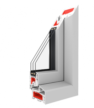 Fenster (DKR) IDEAL 7000NL 800x1100 2Fach Verglasung (anthrazit)