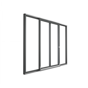Terassentür Kipp-Schiebe-System IGLO 5 CLASSIC 3000x2500 (weiß)