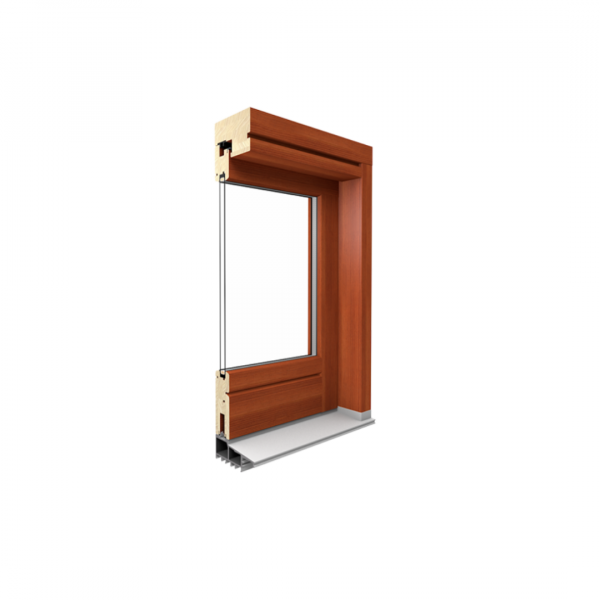 Hebeschiebetür SOFTLINE HS 3000x2500 (weiß) – Bild 2
