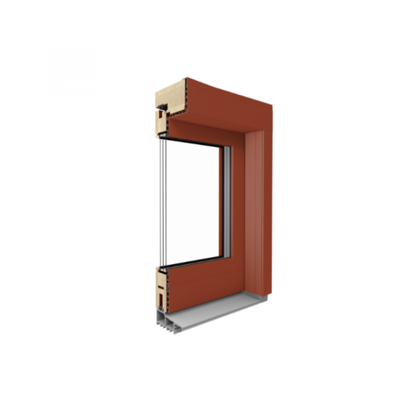 Hebeschiebetür DUOLINE HS 3000x2500 (weiß) – Bild 2