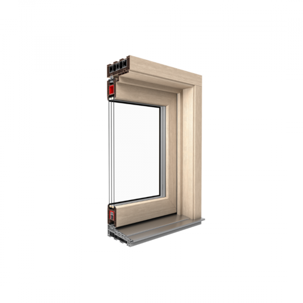 Hebeschiebetür IGLO HS 3000x2500 (weiß) – Bild 2