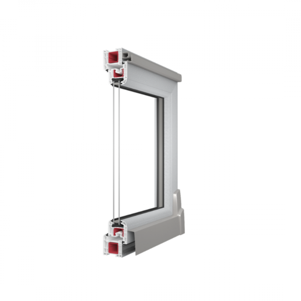 Terassentür Kipp-Schiebe-System IGLO 5 CLASSIC 3000x2500 (weiß) – Bild 2