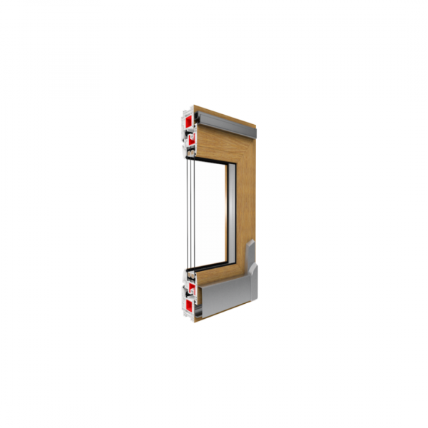Terassentür Kipp-Schiebe-System IGLO ENERGY 3000x2500 (weiß) – Bild 2