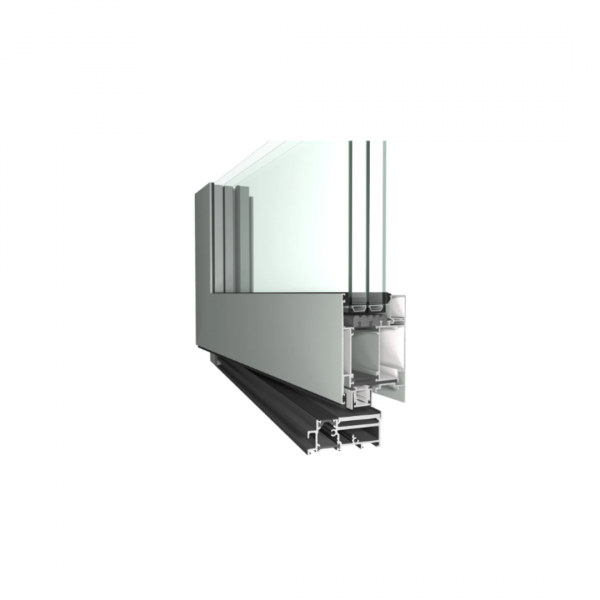 Aluminium Tür PIVOT 1100x2100 (weiß) – Bild 2