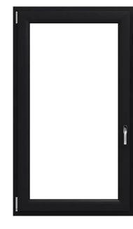 Balkontür IGLO ENERGY 1100x2100 3Fach Verglasung (Anthrazit) – Bild 3