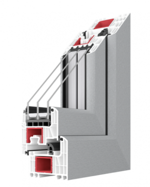 Balkontür  IGLO ENERGY CLASSIC 1100x2100 2Fach Verglasung (Anthrazit)