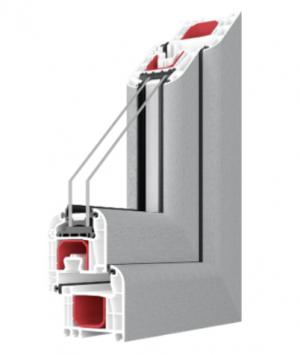 Balkontür IGLO 5 CLASSIC 1100x2100 2Fach Verglasung (Anthrazit)