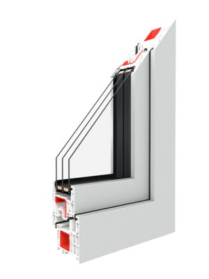 Fenster (DKR) IDEAL NEO MD 800x1100 2Fach Verglasung (anthrazit)