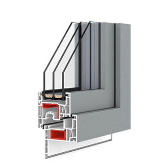 Fenster (DKR) IDEAL NEO MD RENOVATION 800x1100 2Fach Verglasung (anthrazit)