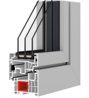 Fenster (DKR) IDEAL NEO MD-FS 800x1100 2Fach Verglasung (weiß)
