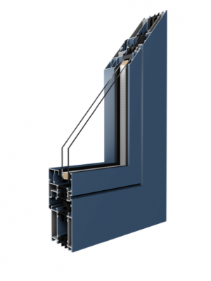 Balkontür Aluminium MB-70 1100x2100 2Fach Verglasung (Anthrazit)