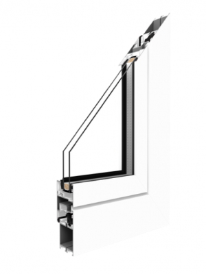 Balkontür Aluminium MB-45 2Fach Verglasung 1100x2100 (Anthrazit)
