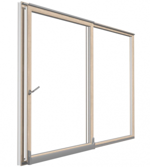 Terassentür Kipp-Schiebe-System IGLO LIGHT 3000x2500 (weiß)
