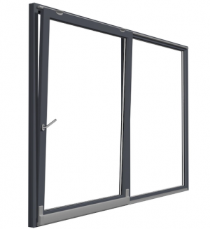 Terassentür Kipp-Schiebe-System MB-70 3000x2500 (weiß)