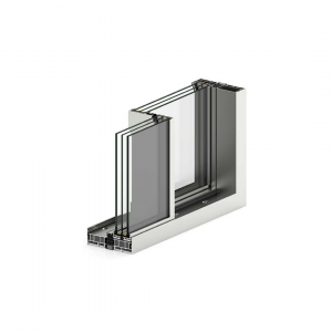 Terassentür Schiebetür CORE VISION PLUS 3000x2500 (weiß)
