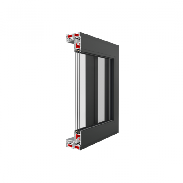 Terassentür Schiebetür IGLO EDGE SLIDE 3000x2500 (weiß) – Bild 2