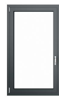 Fenster (DKR) Aluminium MB-70 HI 800x1100 3Fach Verglasung (weiß) – Bild 4